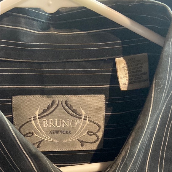 Men's Black Striped Shirt - Picture 3 of 6